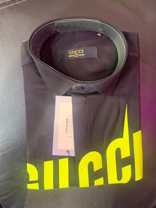 CUG Shirt Black Colour CUG Print H1004
