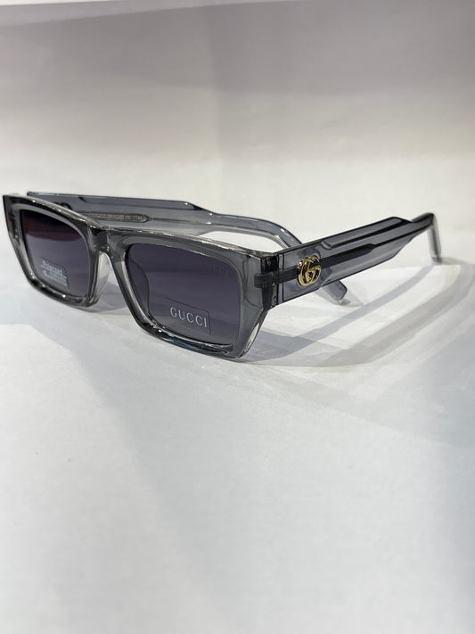 Cug Transi Grey Frame Black Shade Unisex Sunglass 77305320144C5