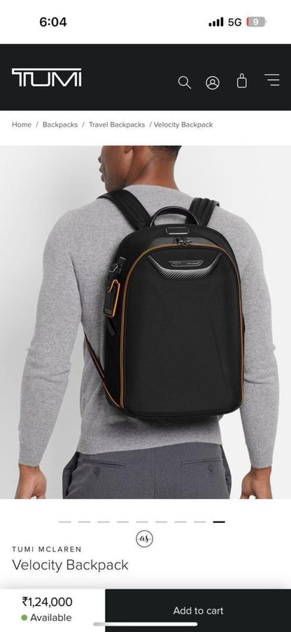 MUT TUM MCLAREN Edition Ultra Super Premium Quality Unisex Backpack 990669