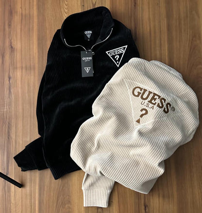 EUG Beige Colour With Back Embroidery Cotrise Full Sleeve Winter Upper Jacket 19503