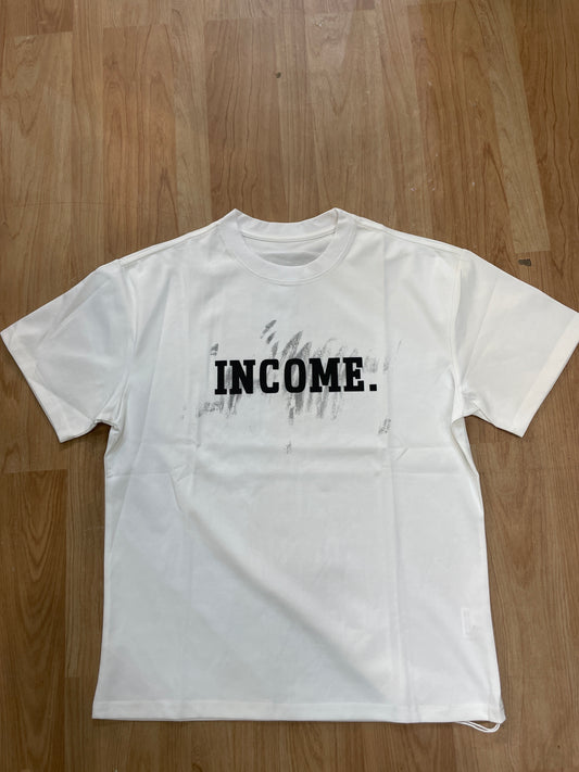 Nanquan 1988 White Colour Income Print Premium Quality Round Neck T-Shirt YP6605