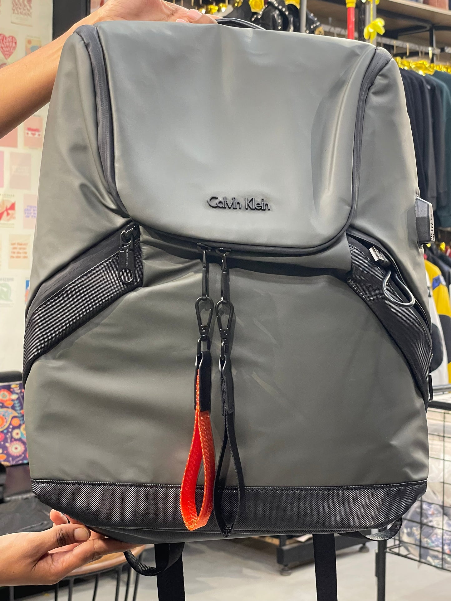 LAC Backpack With USB Charging Port Unisex Premium Quality K20219#