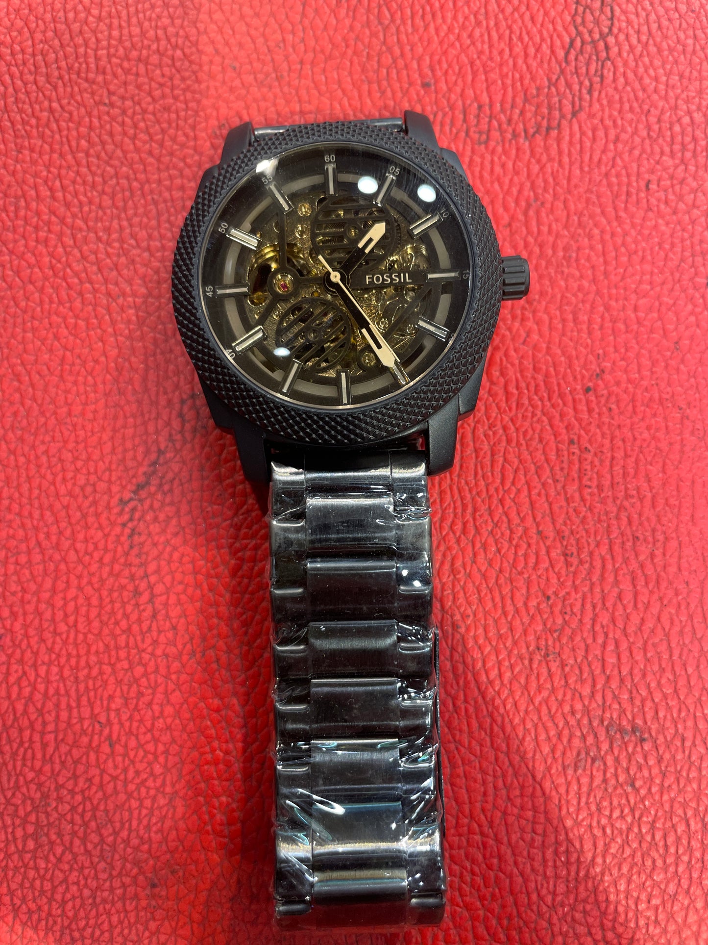 SOF FOS Black Chain Brown Dial Automatic Men Watch 990935