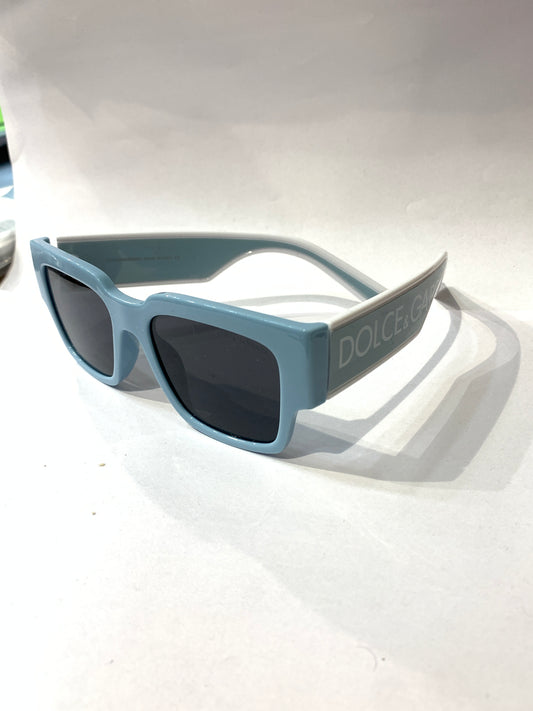 Lod Sky Blue Frame Black Shade Heavy Quality Sunglass DG61845219140C6