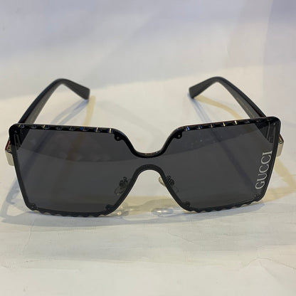 CUG GG Print Silver Frame Black Shade Sunglasses TJ72221 61 13-142