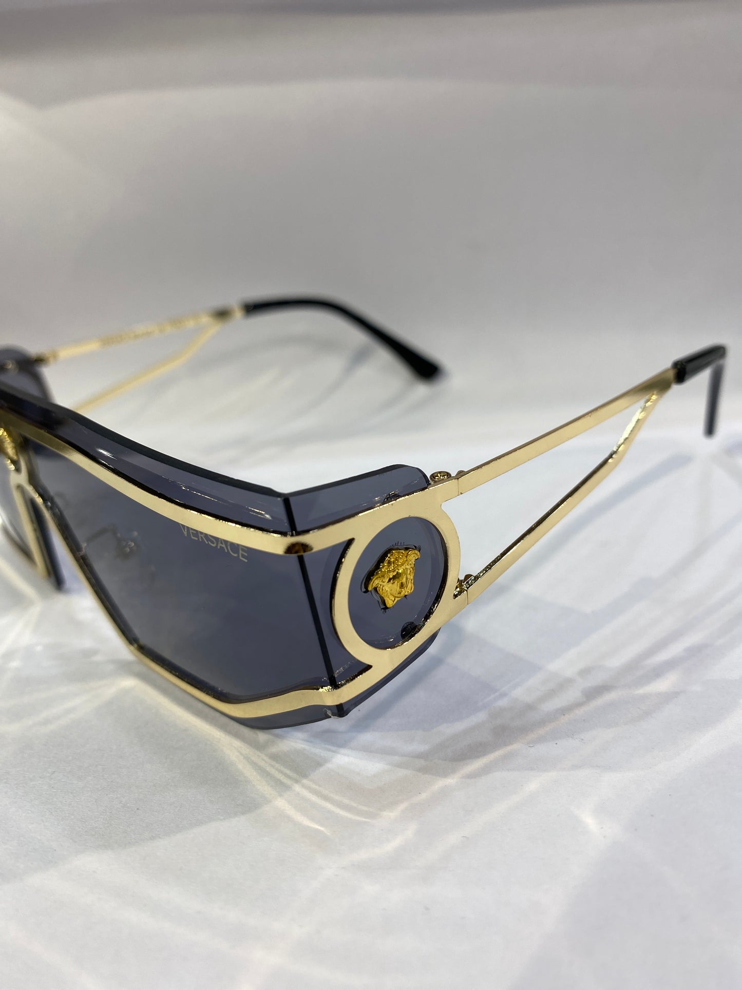 REV Golden Frame Black Shade Unisex Sunglass VE4291/S 52 16 142