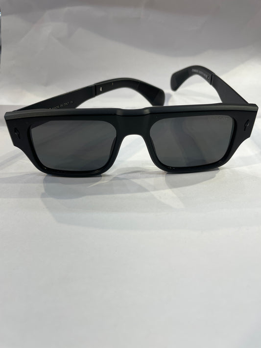 SOM Black Frame Black Shade Unisex Sunglasses ZS98355 52 17 143