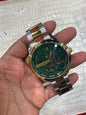 Mra Silver Golden Chain Green Dial Automatic Watch 991126