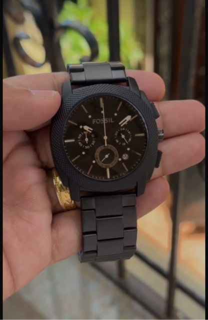 Sof Black Matte Chain Brown Black Dial Men’s Watch 400621