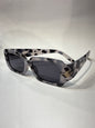 CUG Grey Leopard Frame Black Shade Unisex Sunglass 61515417-135