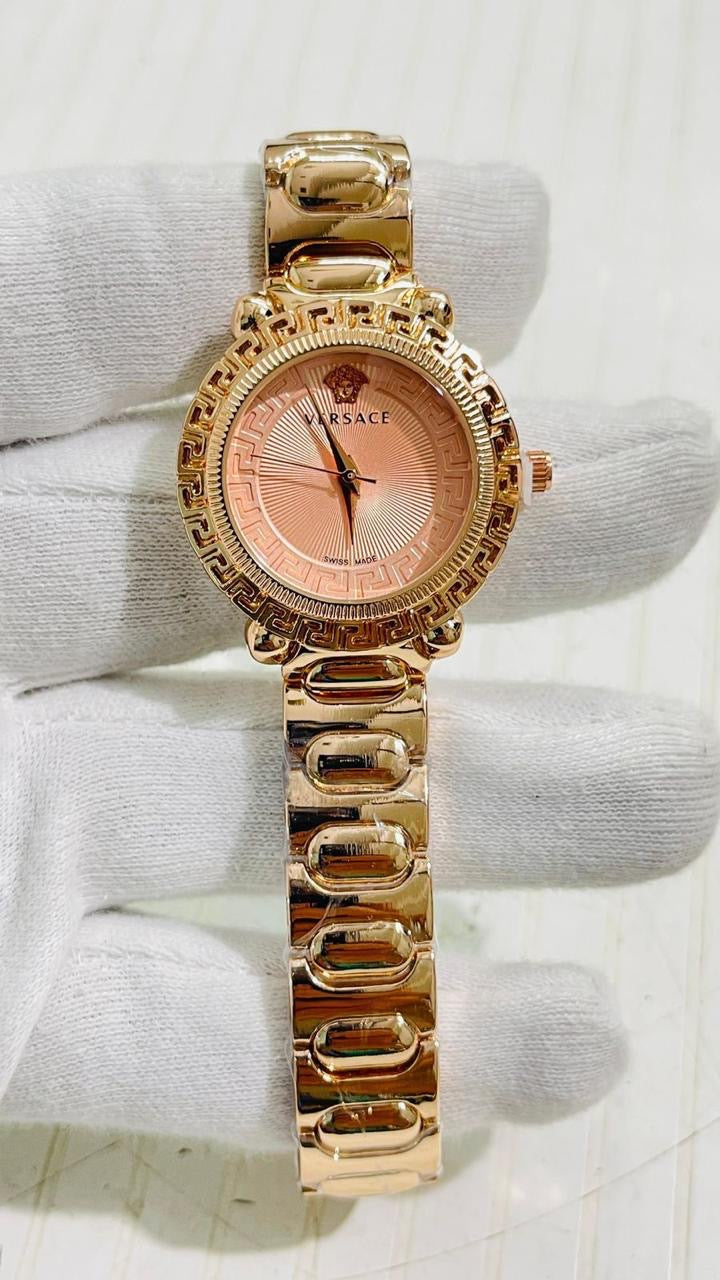 REV VER Copper Chain Copper Dial Ladies Watch 989300