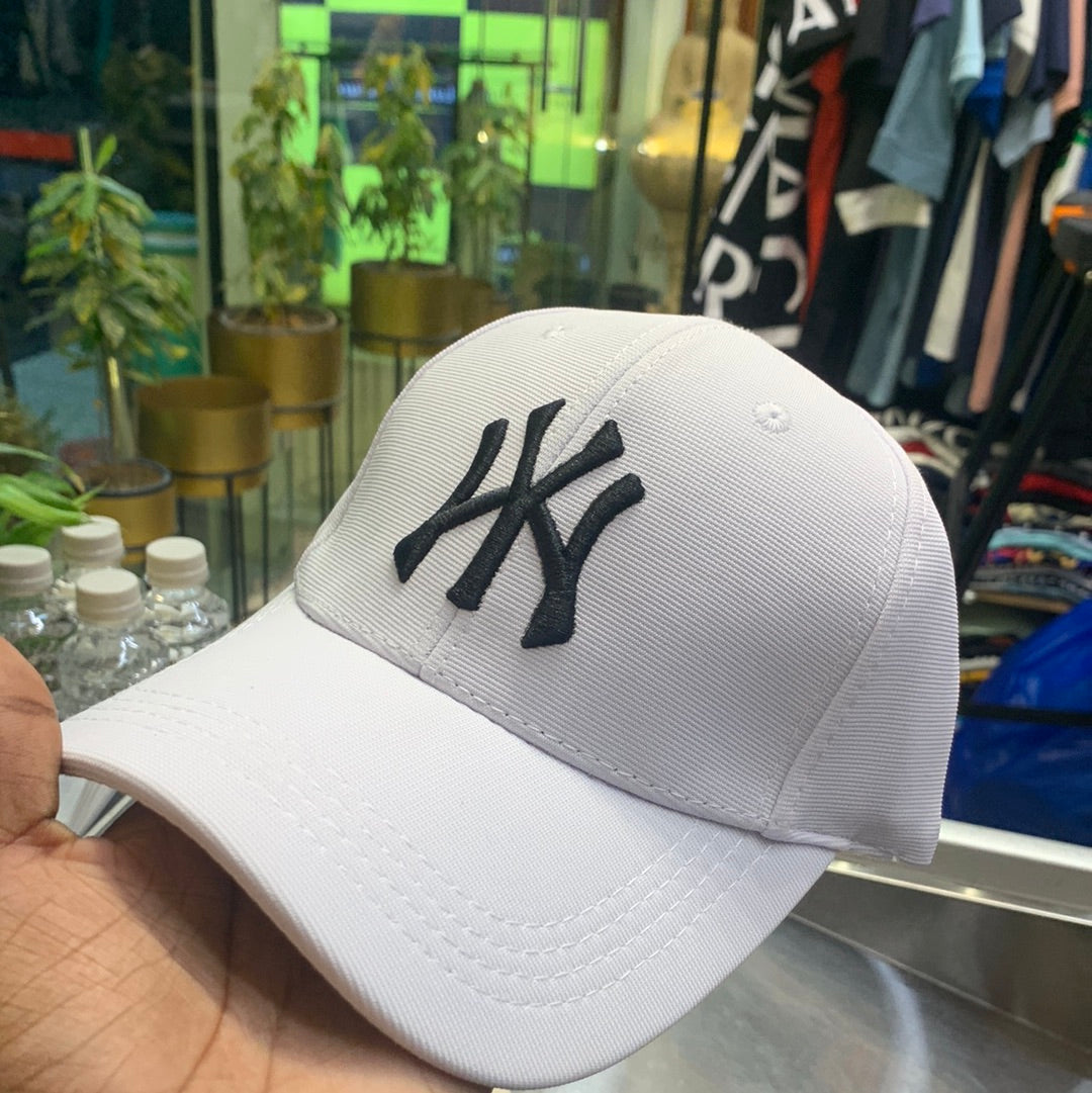 YN Black Cap White Embroidery 300187