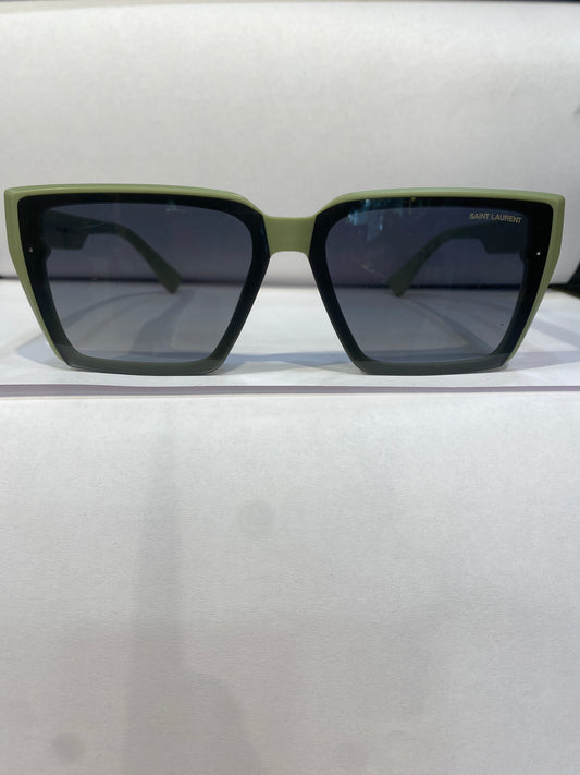 SLY Green Frame Black Shade Unisex Sunglasses 6132 63 13 143 C4