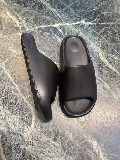 Black Fat Summer Slippers 30103