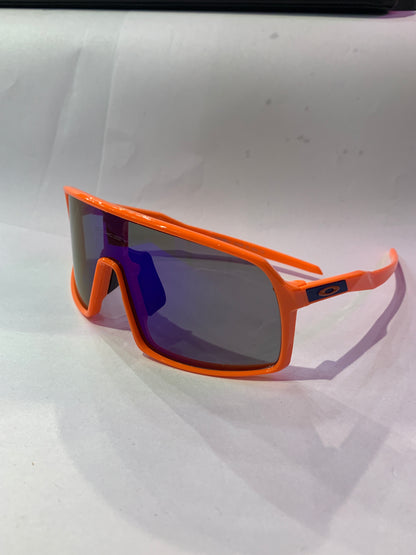 Kao Oak Orange Frame Black Shade Unisex Sunglass TO4927 60 18 140