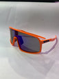 Kao Oak Orange Frame Black Shade Unisex Sunglass TO4927 60 18 140