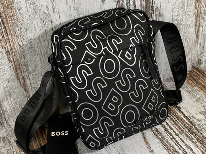 Sob Black Red Heavy premium Quality Unisex Side Sling Bag HB0824-2#