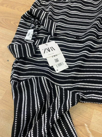 RAZ Black White Colour With Crochet Design Premium Quality Full Sleeve Shirt 8094