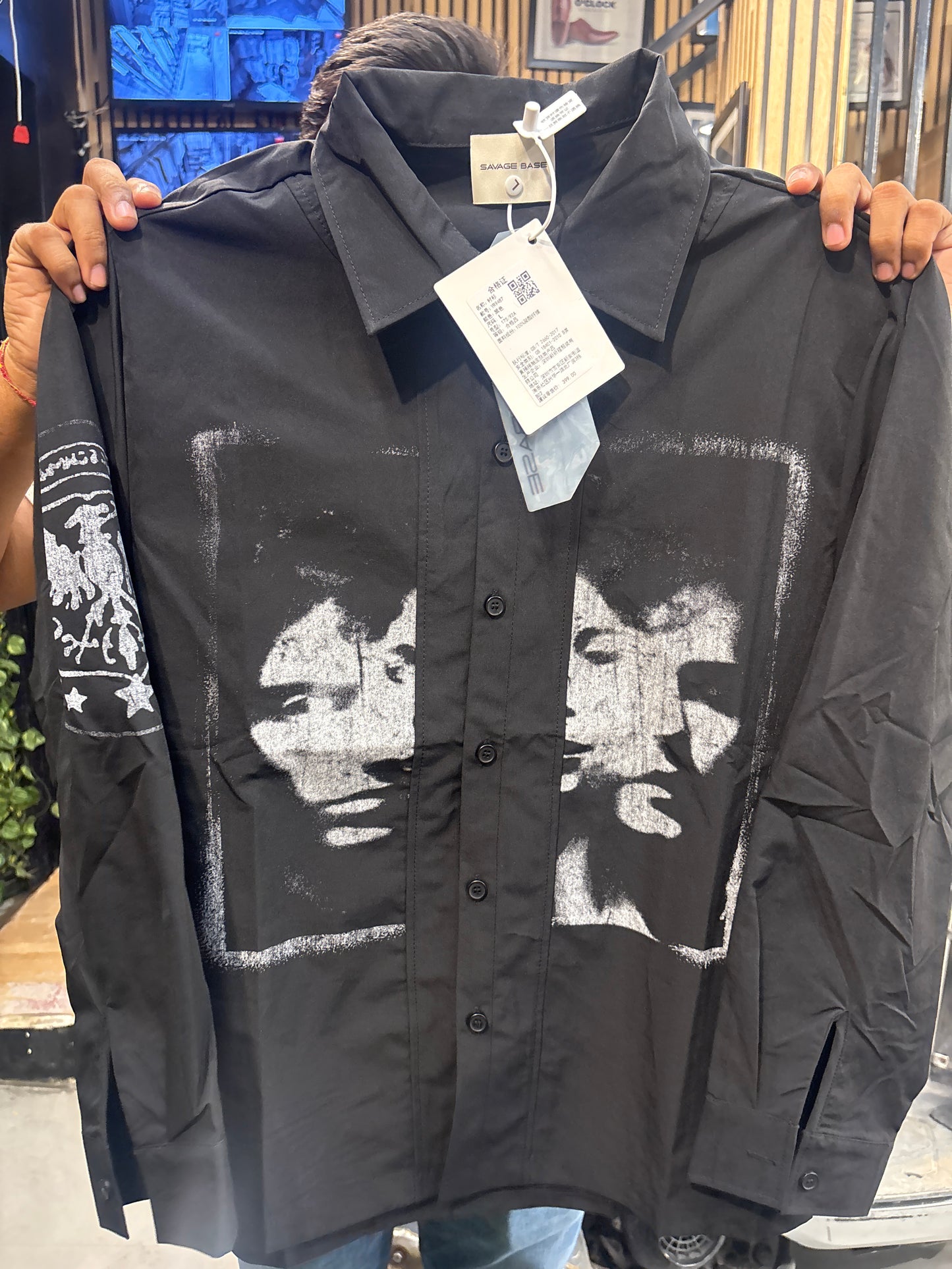 Savage Base Black Shirt Dont Peek yr9487