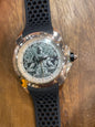 CAJ JAC Black Strap Copper Ring Black Dial Men’s Watch 990967