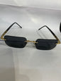 NOM Black Stike Frame Smoke Black Shade Unisex Sunglasses 6A004 55 19 137