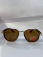 YAR Golden Brown Frame Brown Shade Unisex Sunglass RB3674 54 18 140