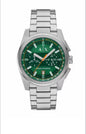 MRA A/X Silver Chain  Green  Dial Chrono Working Men’s Watch 991094