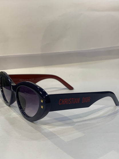 OID Dark Blue Frame Black Shade Premium Quality Unisex Sunglass 6024 53 18-140