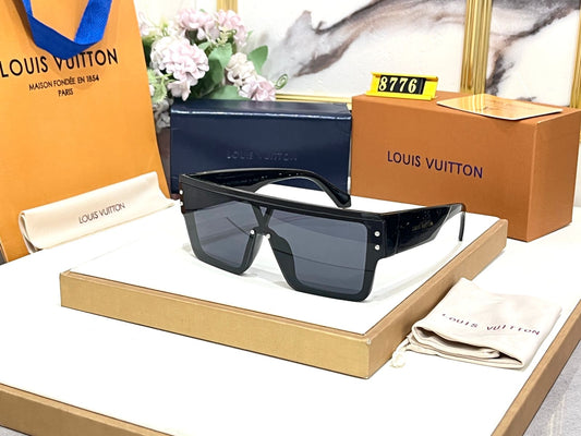 Uol Black Frame Black Shade Sunglasses sun004