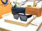 Uol Black Frame Black Shade Sunglasses sun004