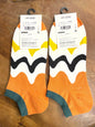Yplrf White Orange Yellow Black Colour Premium Quality Ankle Socks 991272