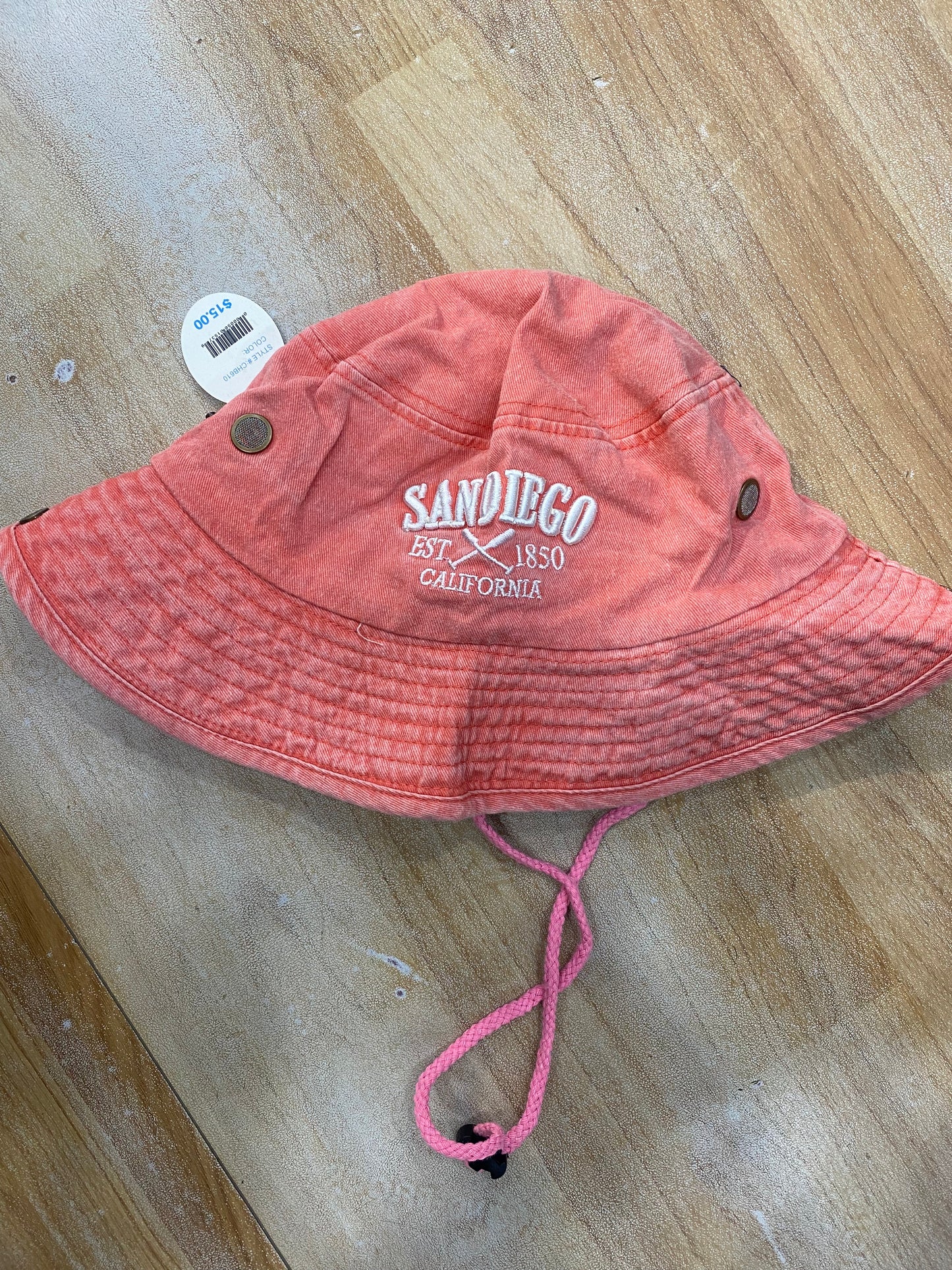 Lucky Multi Colour Denim Style Print Bucket Hat CAP 989017