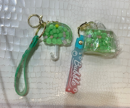 Imported Bubbles Liquid Multi Colour Keychains 988434