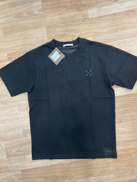 OUTLIER Black Colour Back Print Premium Quality Round Neck T-Shirt OL 470