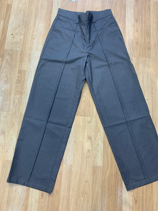 Korean Trouser Pant  Grey Colour Imported Fabric Straight Fit 90983
