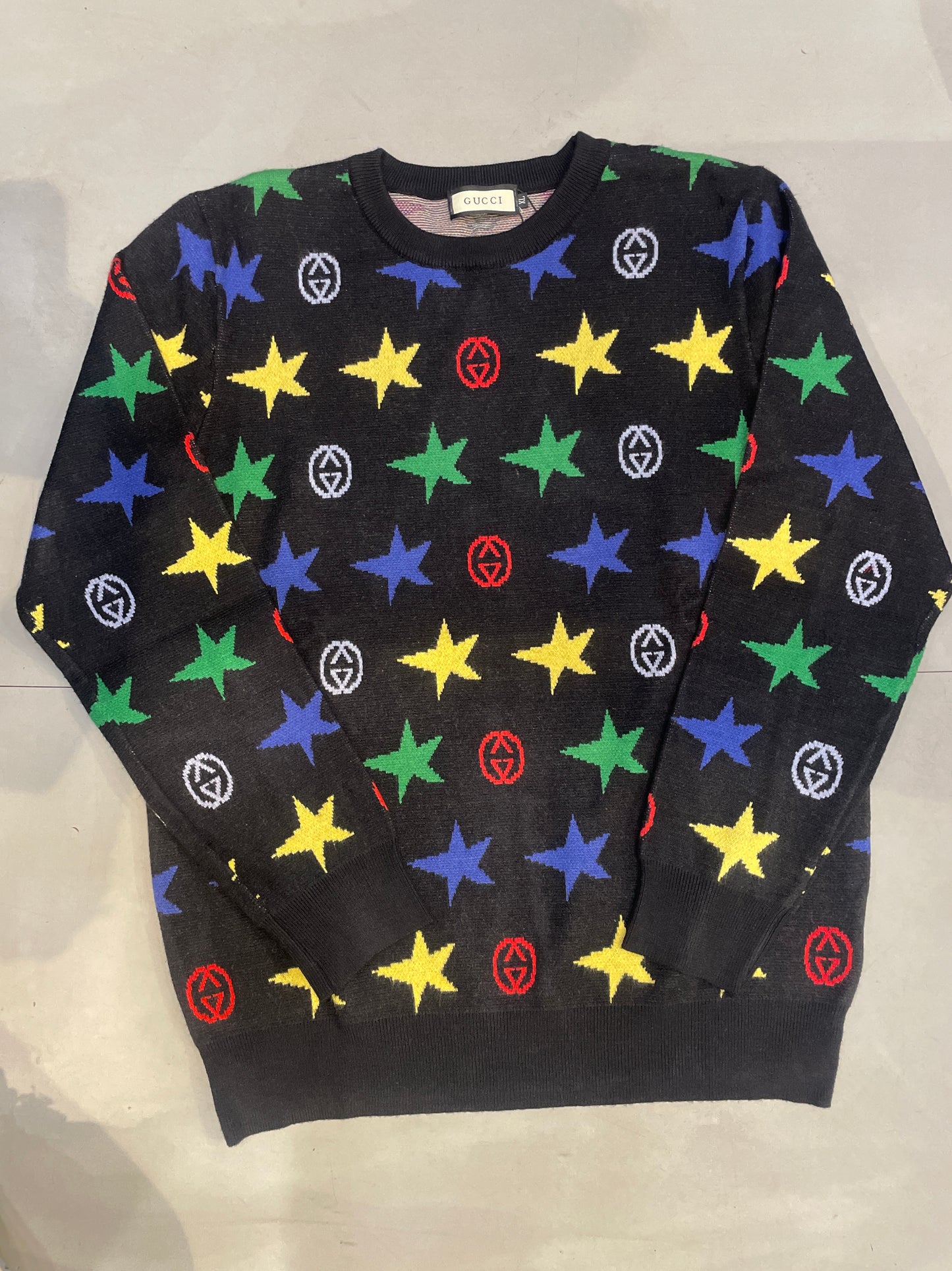 CUG Imported Sweater Black Colour With Star Printed 989932