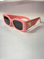 Lec Cel Pink Frame Black Shade Unisex Sunglass 78025318-140 ￼