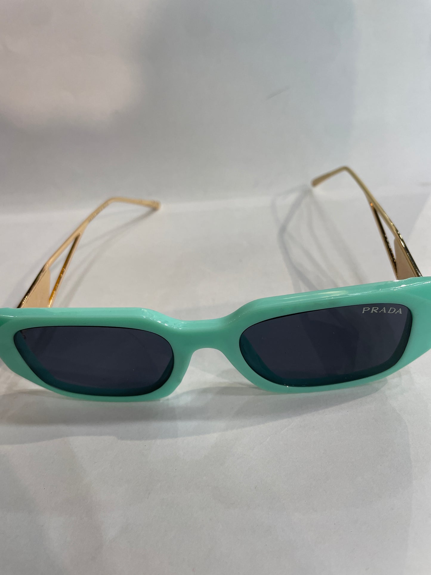 ARP Green Frame Golden Stick  Black Shade Unisex Sunglass ZS02 54 12 140