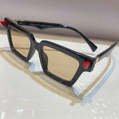 Ram Black Frame Trancy Orange Shade Unisex Sunglasses 8777 58 20-141