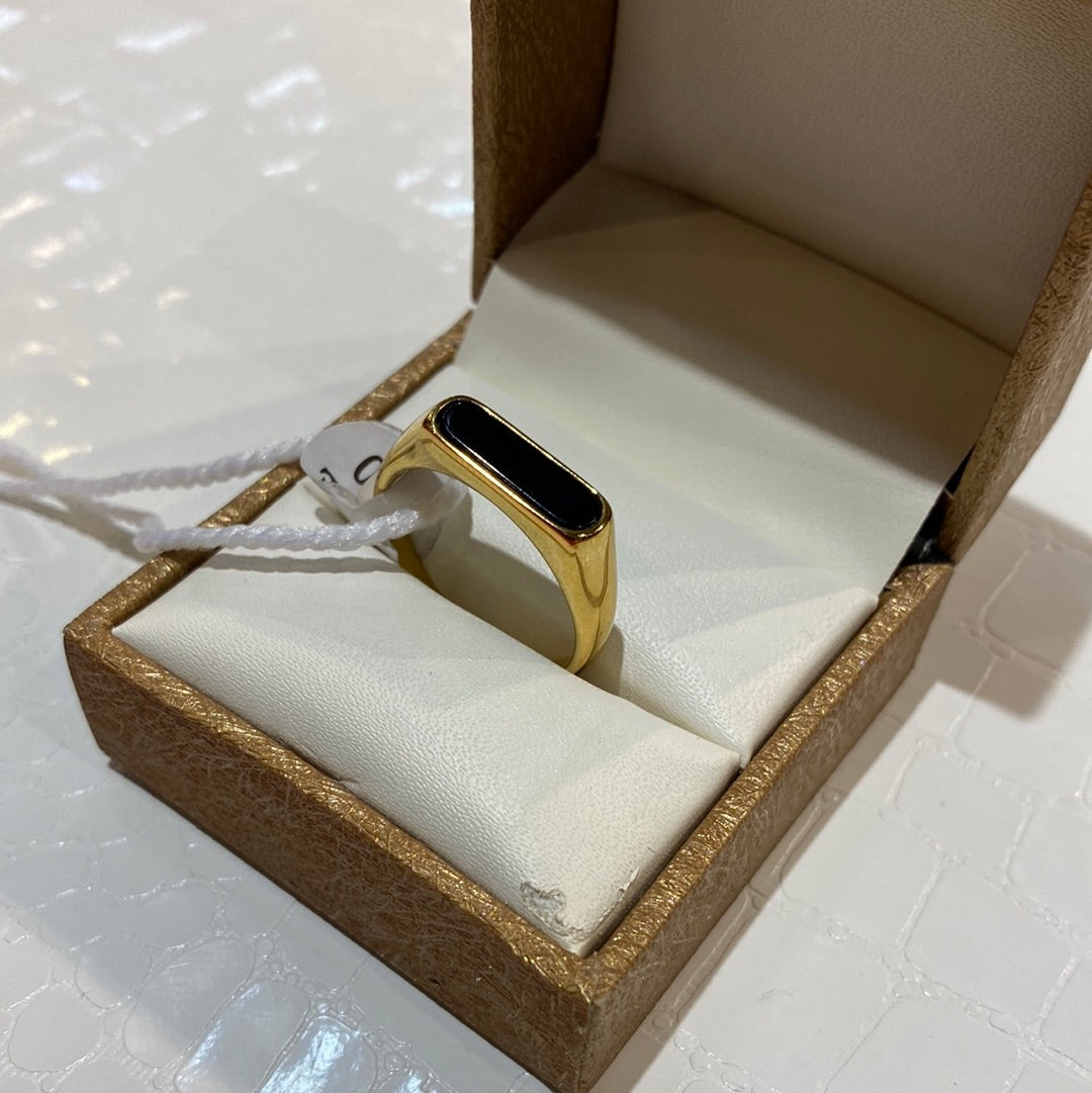 Black Gold Men’s Ring 85966