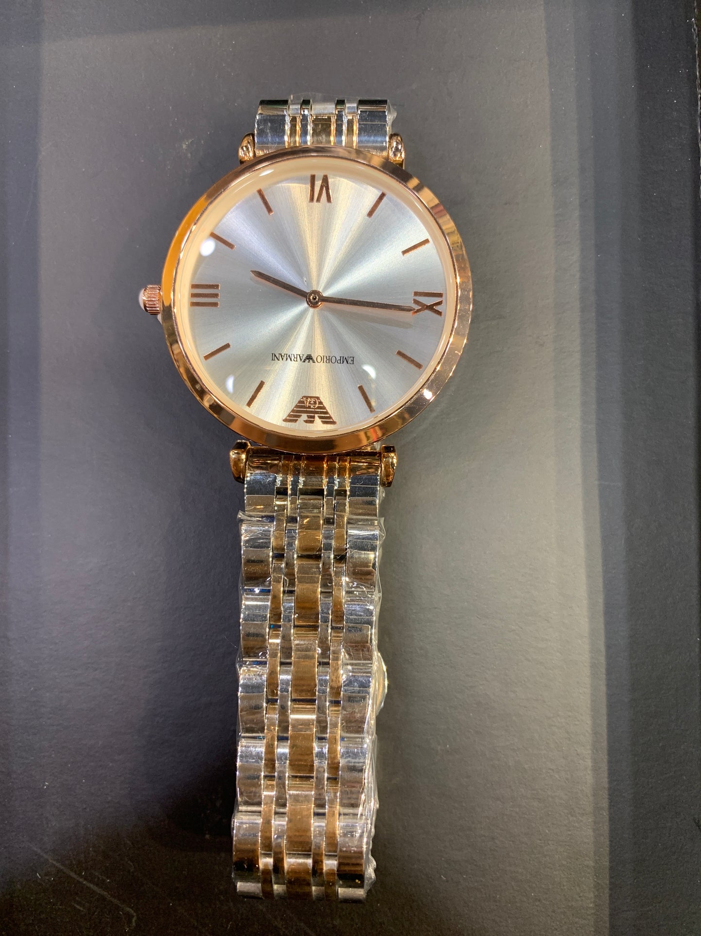 Mra Copper Chain Grey Dial Chronograph Working Ladies Watch 901412