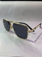 Yam Gold Frame Black Shade Unisex Sunglass CF58437 62 15 145 C2