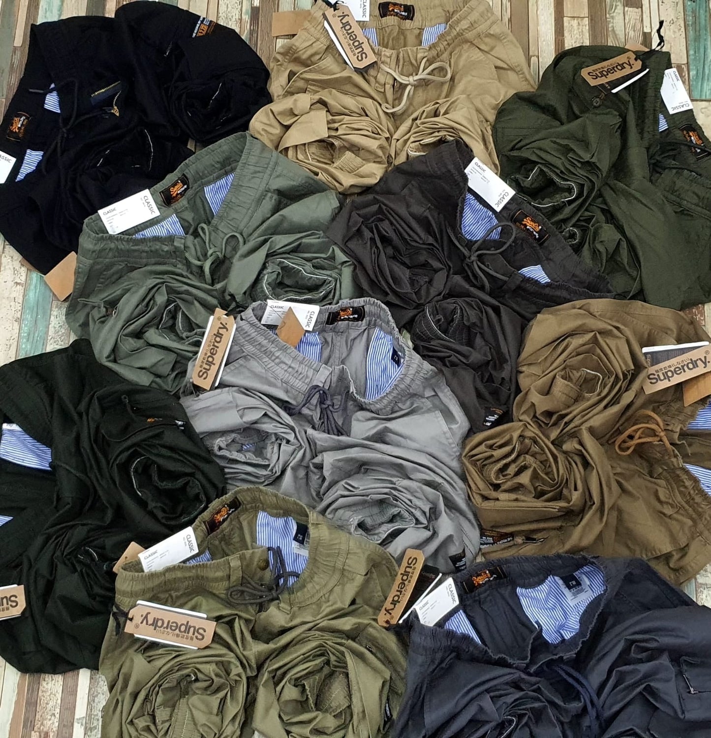 SUP PUS Khaki Colour With Multiple Pocket Jogger Cargo 131022