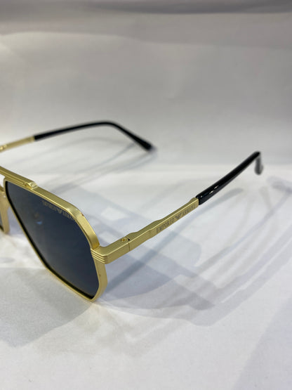 MRA  Matte Golden Frame Black   Shade Unisex Sunglass MJ 510 57 14 147