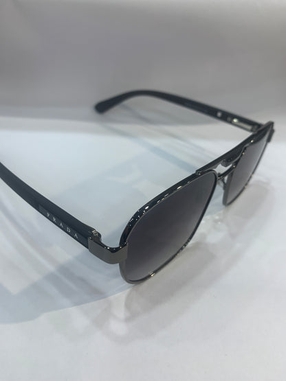 Arp Black Frame Black Shade Unisex Branded Sunglasses T0959 52 17 140