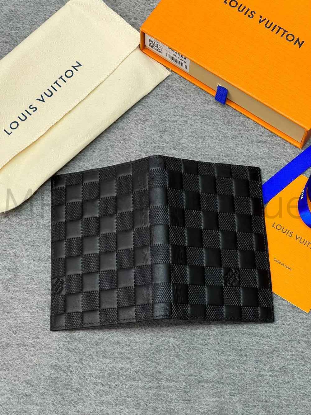 UOL Black Colour Check Style Book Shape Imported Men’s Wallet 990165