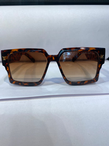 Uol Leopard Frame Brown Shade Unisex Sunglass Z2209E 55 16 146