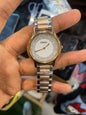 SOF Silver Copper Chain White Dial Ladies Watch 990946