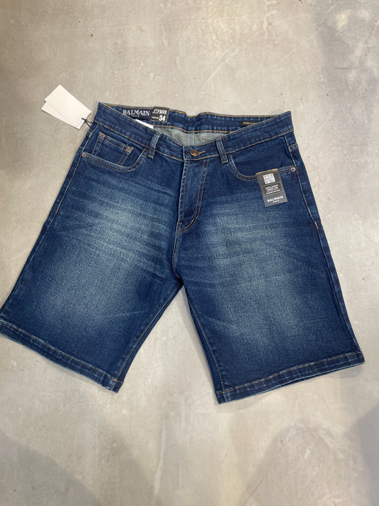 LAB BAL Faded Dark Blue Colour Premium Quality Men’s Denim Shorts 990781