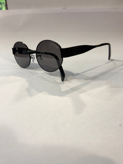 LEC Black Frame Black Shade Unisex Sunglasses 25003 55 17 145